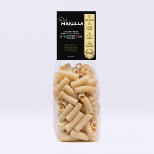 maccheroni pasta artigianale 100% grano italiano trafilata al bronzo handmade italian pasta 100% italian wheat