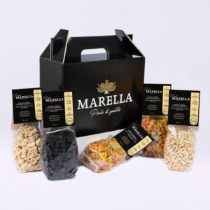 scatola di pasta artigianale 100% grano italiano trafilata al bronzo pasta italiana fatta a mano 100% grano italiano