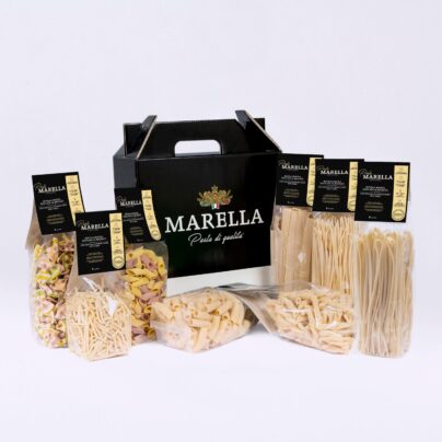 box pasta artigianale 100% grano italiano trafilata al bronzo