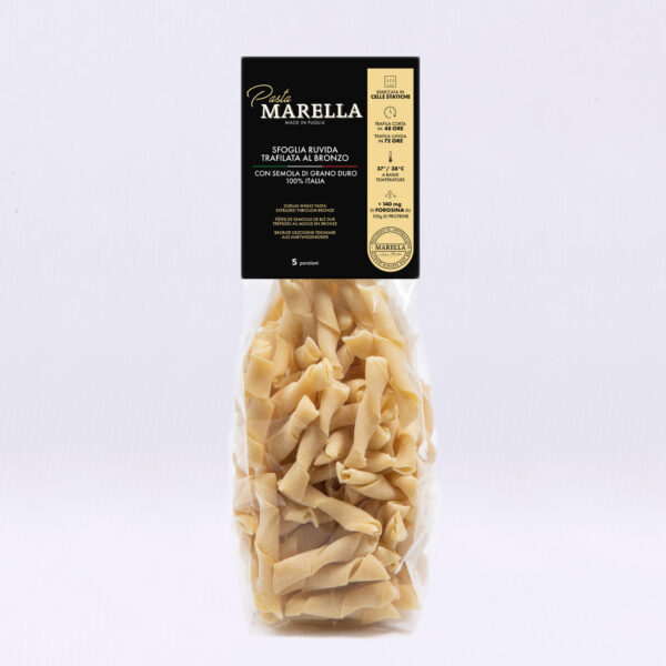 troccolo troccoli pasta artigianale 100% grano italiano trafilata al bronzo handmade italian pasta 100% italian wheat
